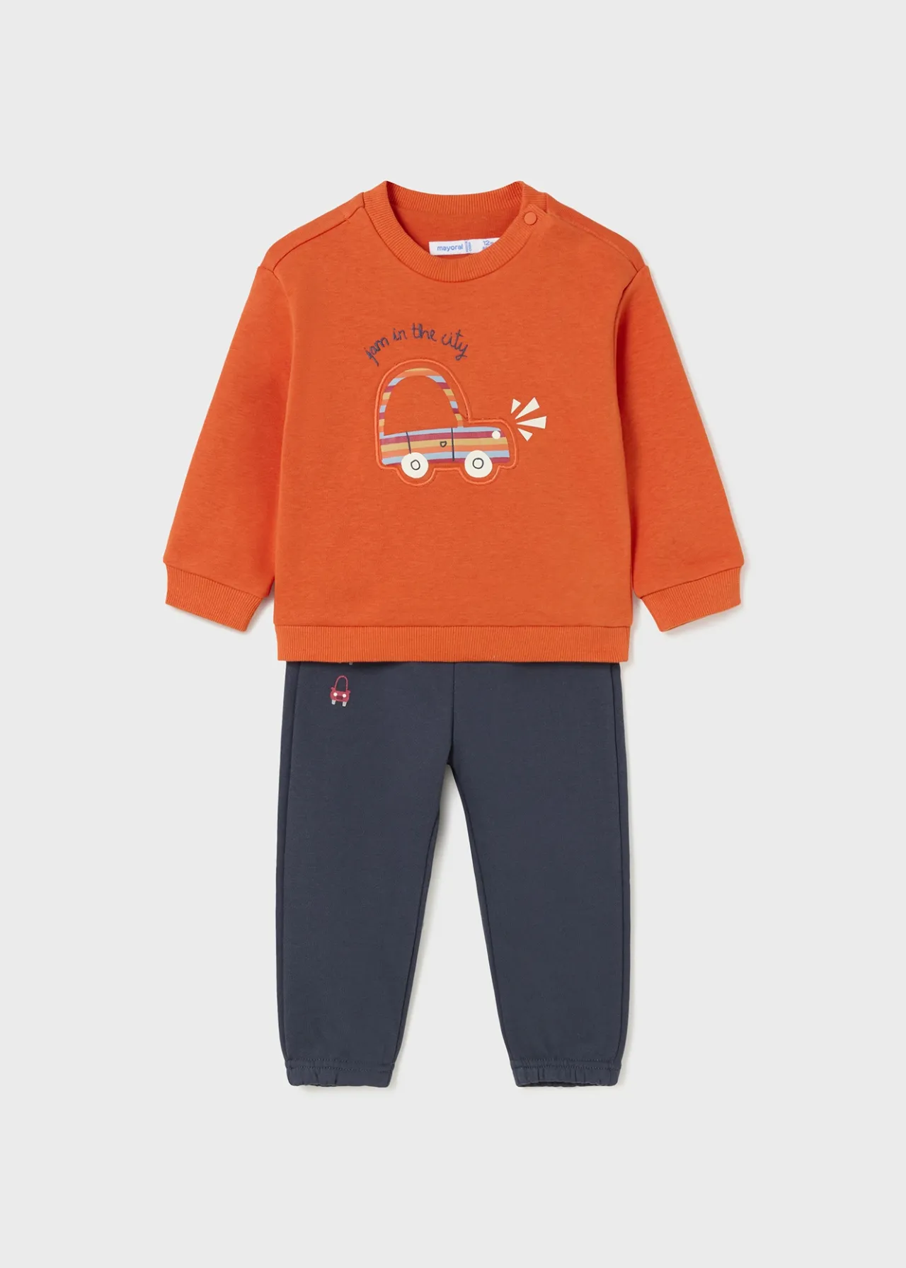 BOY Mayoral Baby 2 Piece Car Tracksuit