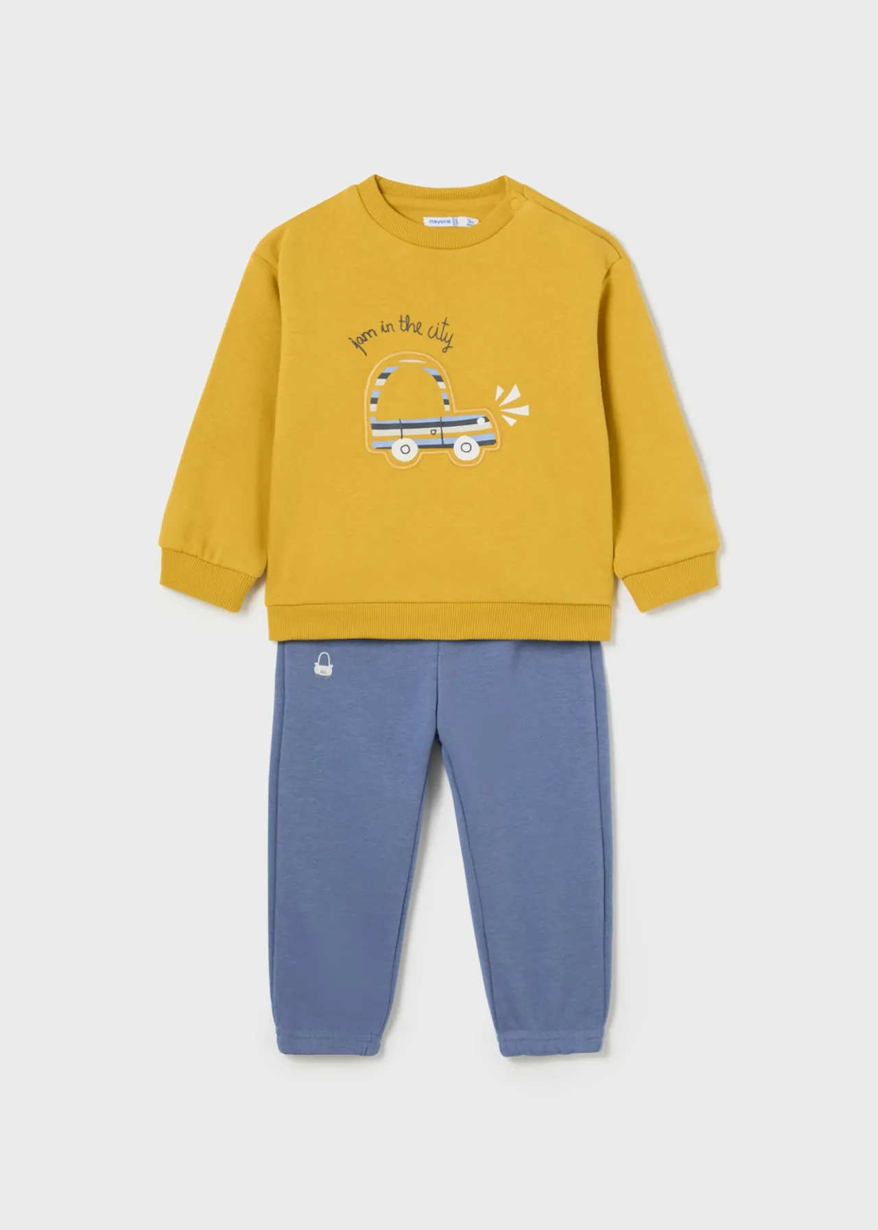 BOY Mayoral Baby 2 Piece Car Tracksuit