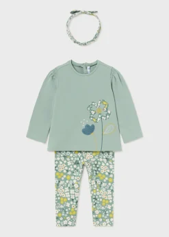 Mayoral Baby 3 Piece Floral Set