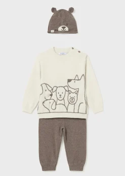 BOY Mayoral Baby 3 Piece Knit Set