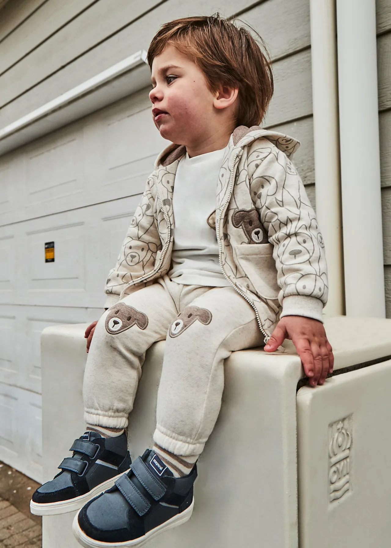 BOY Mayoral Baby 3 Piece Puppy Tracksuit