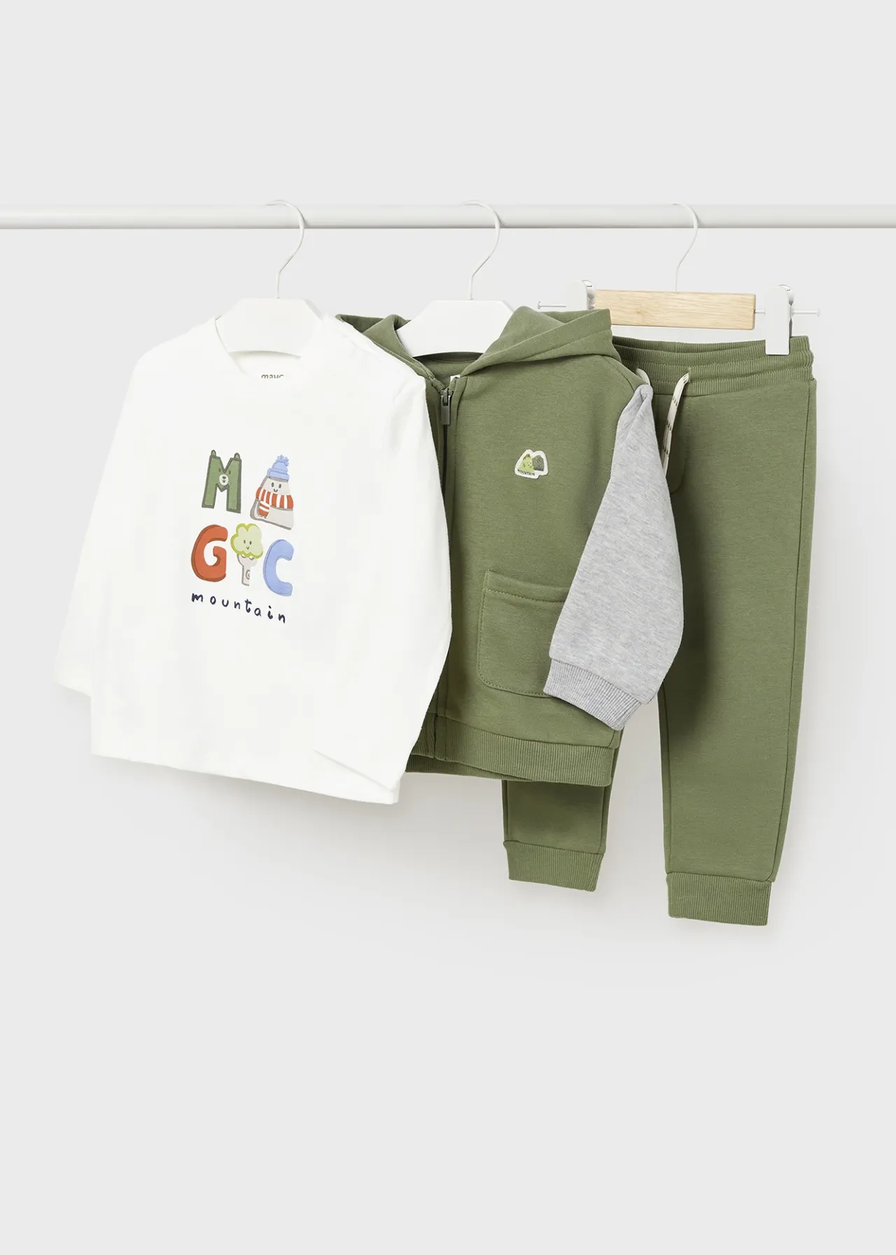 BOY Mayoral Baby 3 Piece Teddy Tracksuit