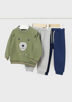 BOY Mayoral Baby 3 Piece Teddy Tracksuit