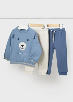BOY Mayoral Baby 3 Piece Teddy Tracksuit
