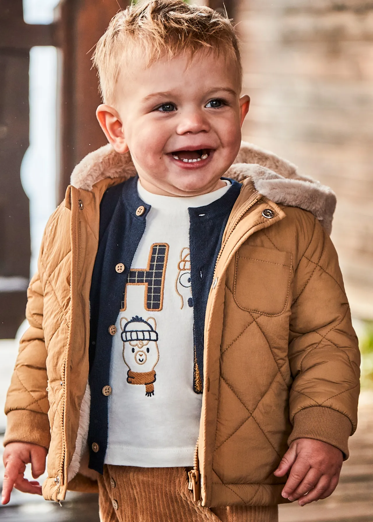 BOY Mayoral Baby Alpaca T-Shirt