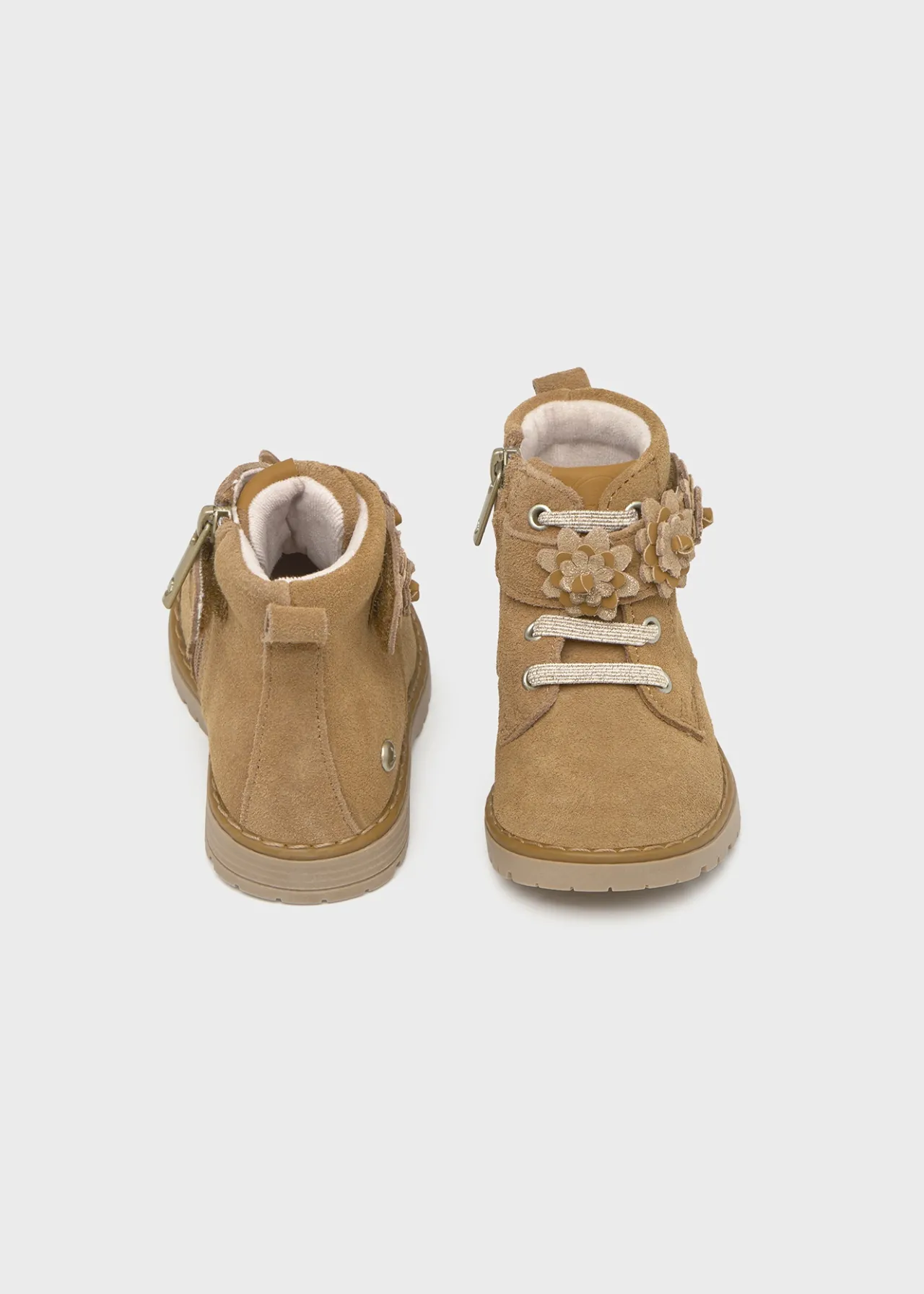 Mayoral Baby Ankle Boots Flowers Detail