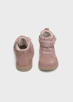 Mayoral Baby Ankle Boots Flowers Detail