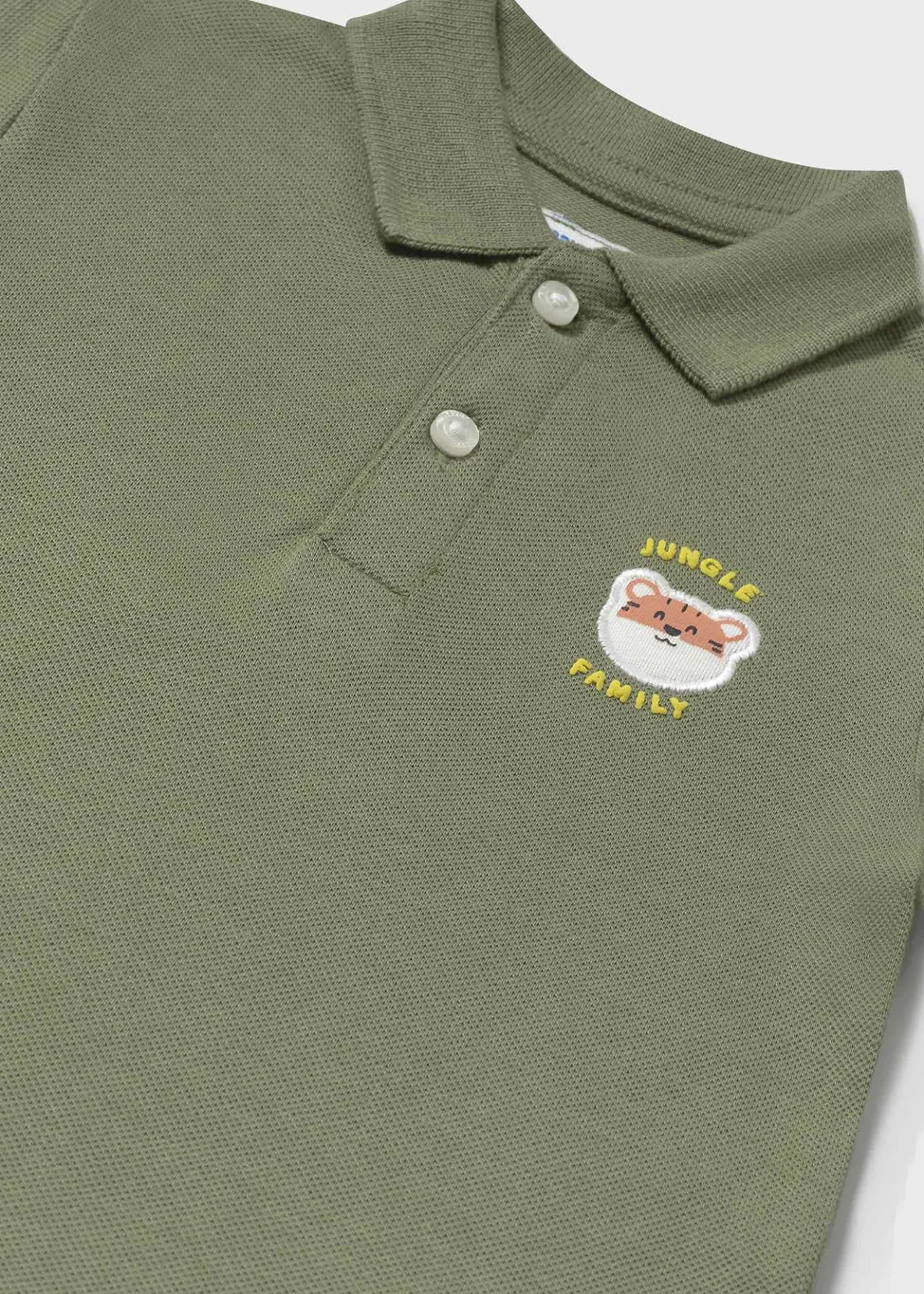 BOY Mayoral Baby Applique Polo Shirt