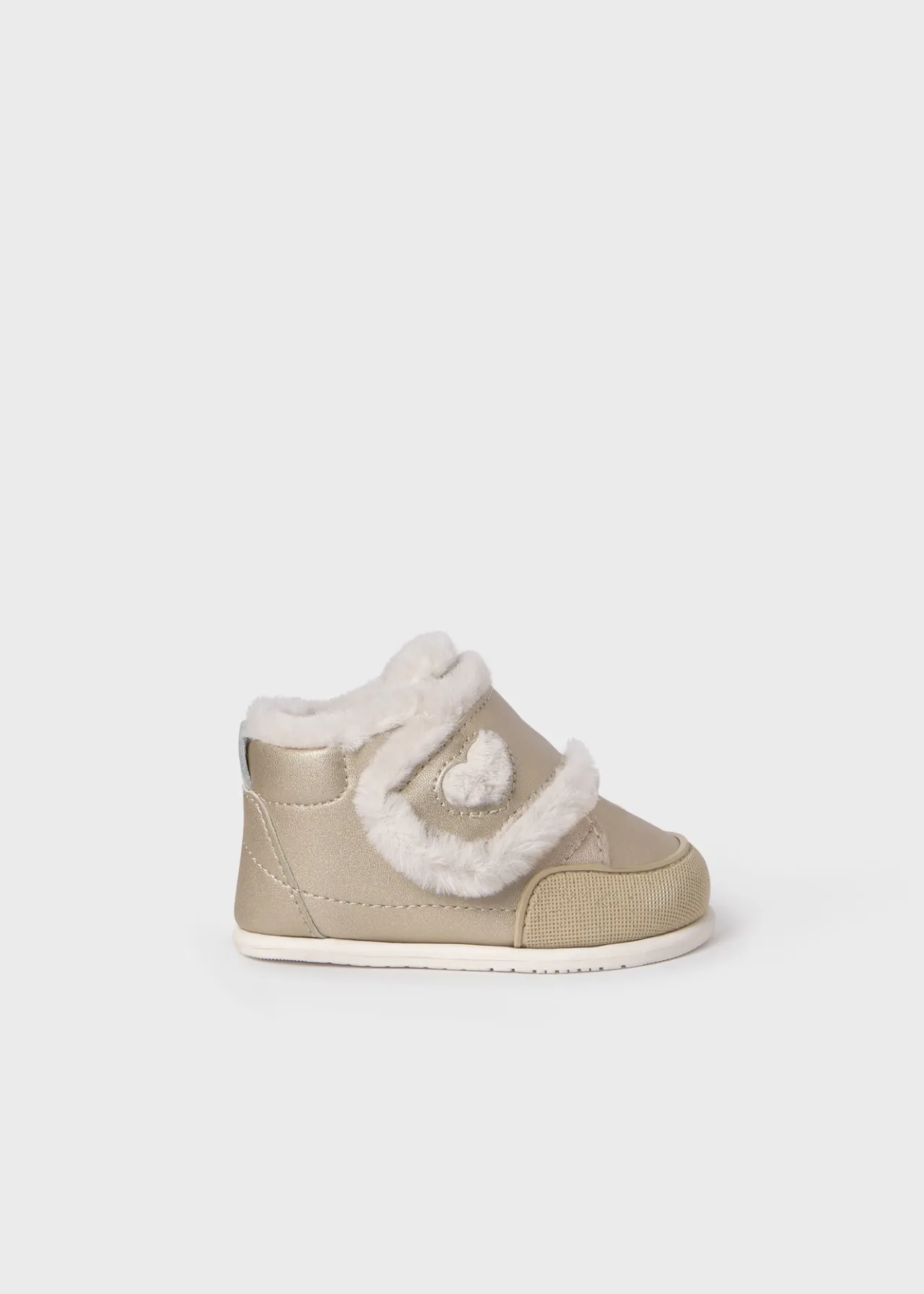 Mayoral Baby Barefoot Fur Lined Ankle Boots
