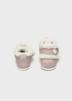 Mayoral Baby Barefoot Fur Lined Ankle Boots