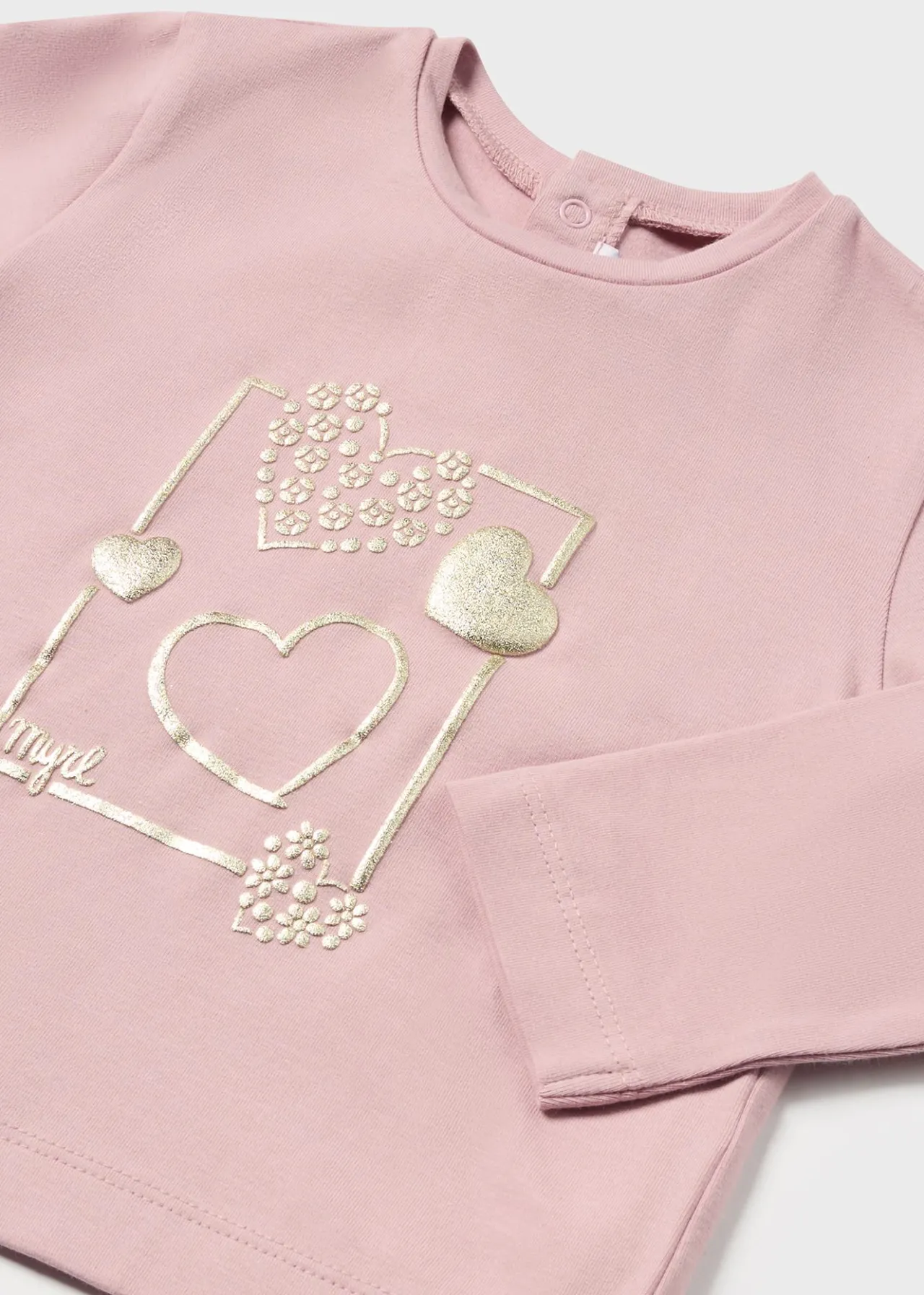 Mayoral Baby Basic Heart T-Shirt