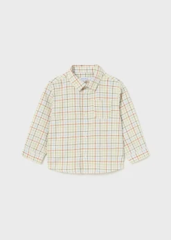 BOY Mayoral Baby Check Shirt