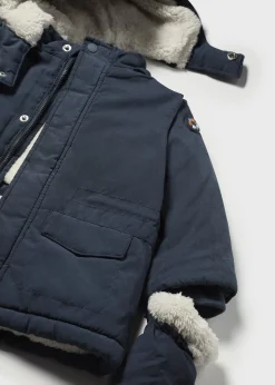 BOY Mayoral Baby Coat with Mittens