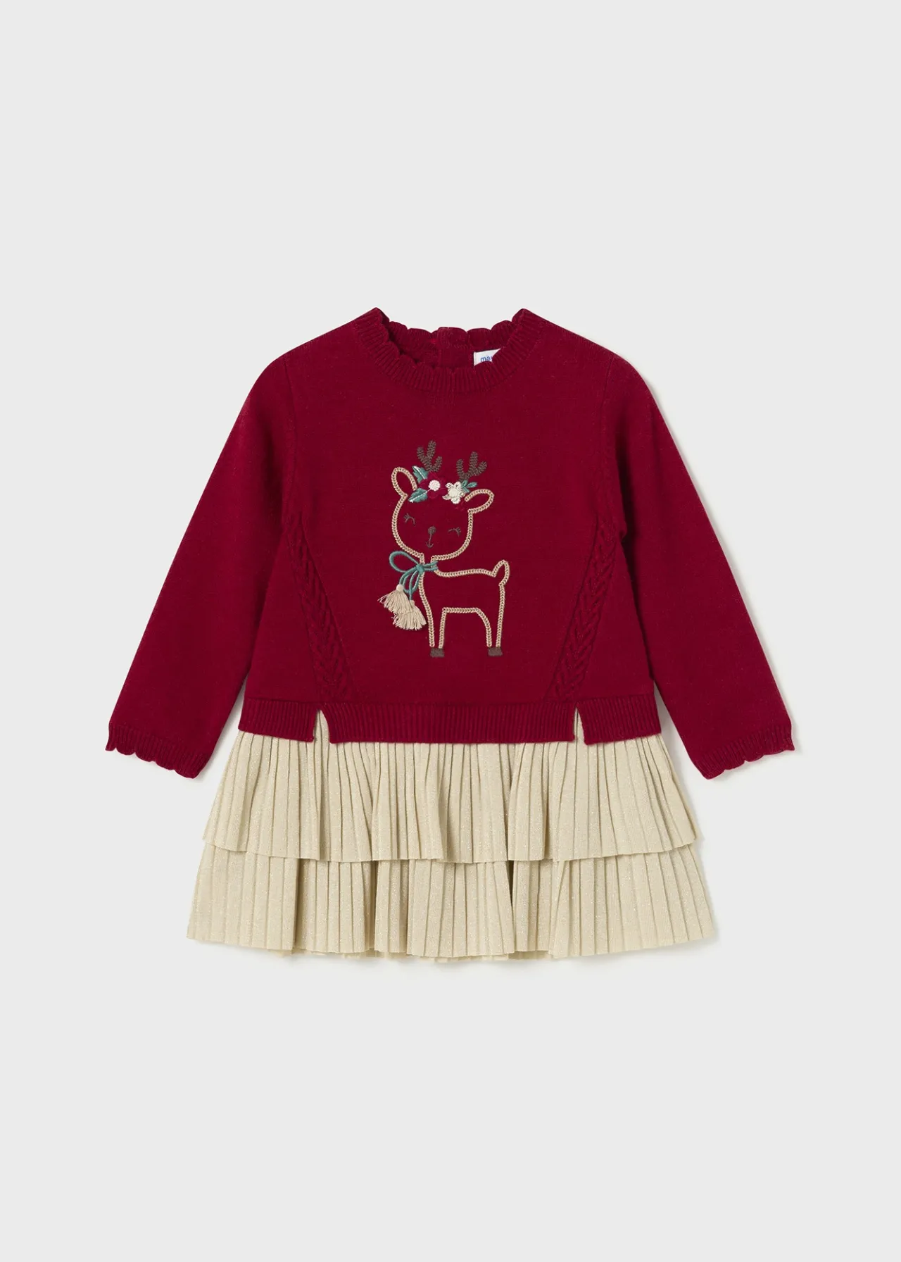 Mayoral Baby Combined Knit Dress
