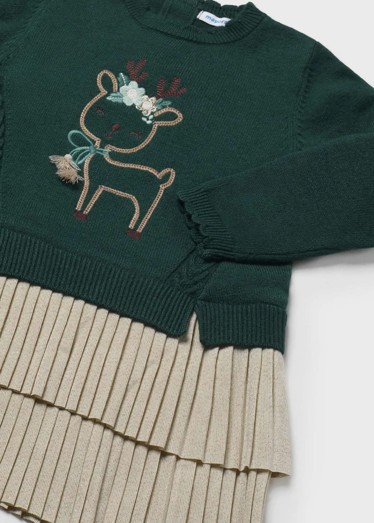 Mayoral Baby Combined Knit Dress