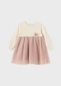 Mayoral Baby Combined Pleated Dress