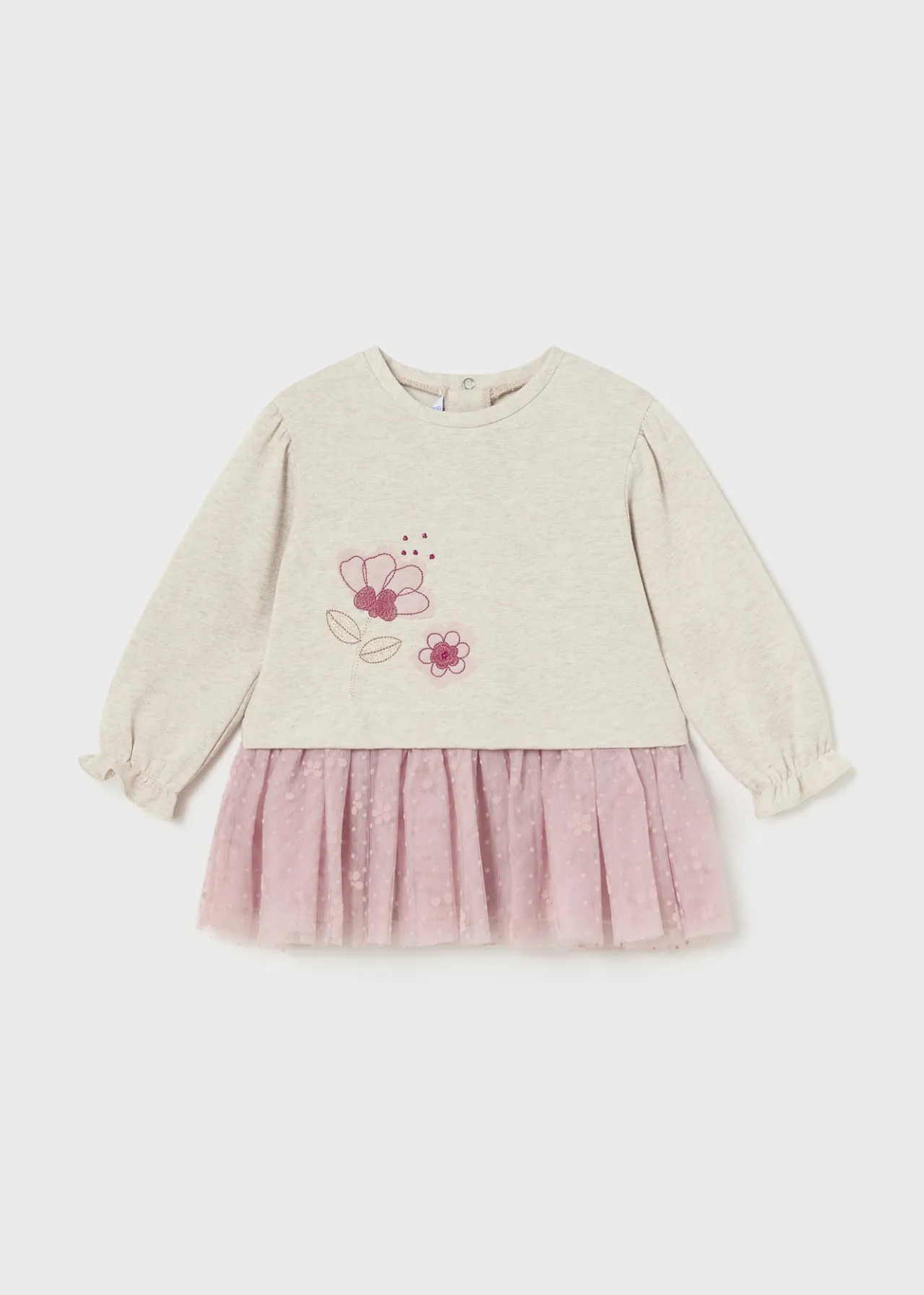 Mayoral Baby Combined Tulle Dress