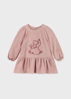 Mayoral Baby Embroidered Animal Dress