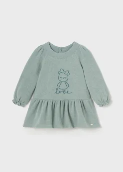 Mayoral Baby Embroidered Animal Dress