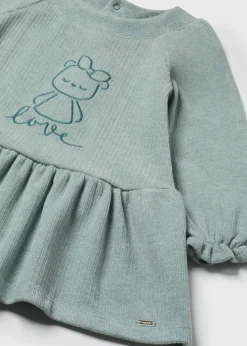 Mayoral Baby Embroidered Animal Dress