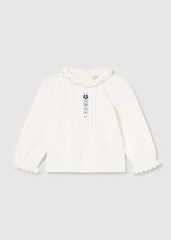 Mayoral Baby Embroidered Floral Blouse