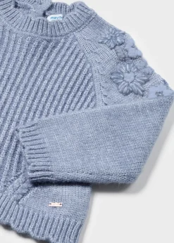 Mayoral Baby Embroidered Flowers Sweater