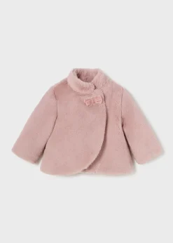 Mayoral Baby Faux Fur Coat