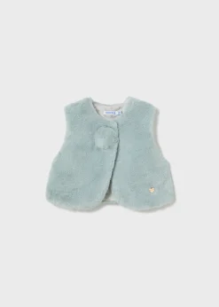 Mayoral Baby Faux Fur Vest