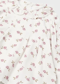 Mayoral Baby Floral Ruffle Collar Blouse
