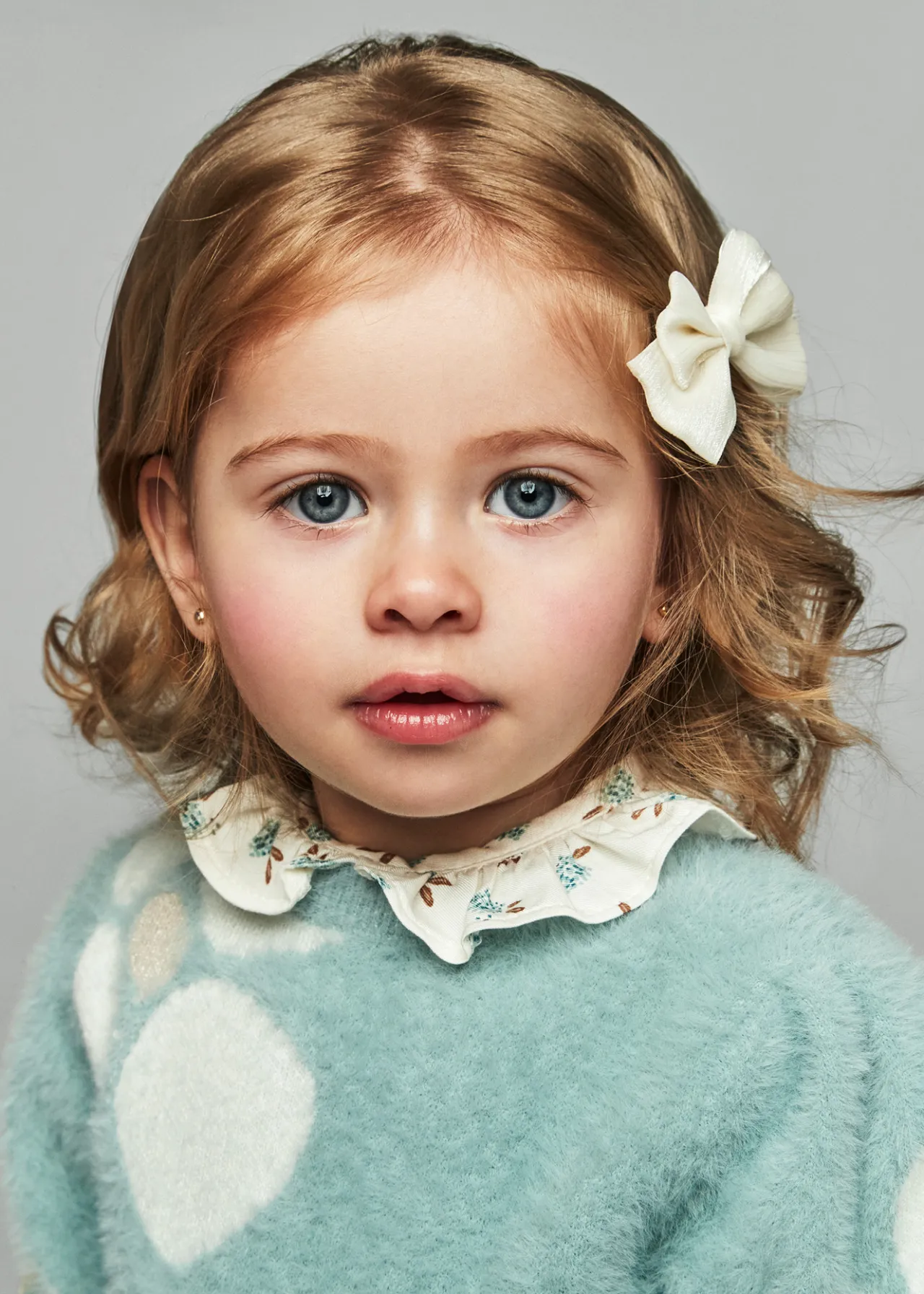 Mayoral Baby Flower Jacquard Sweater