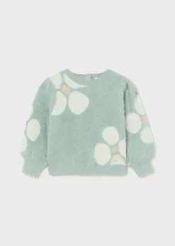 Mayoral Baby Flower Jacquard Sweater