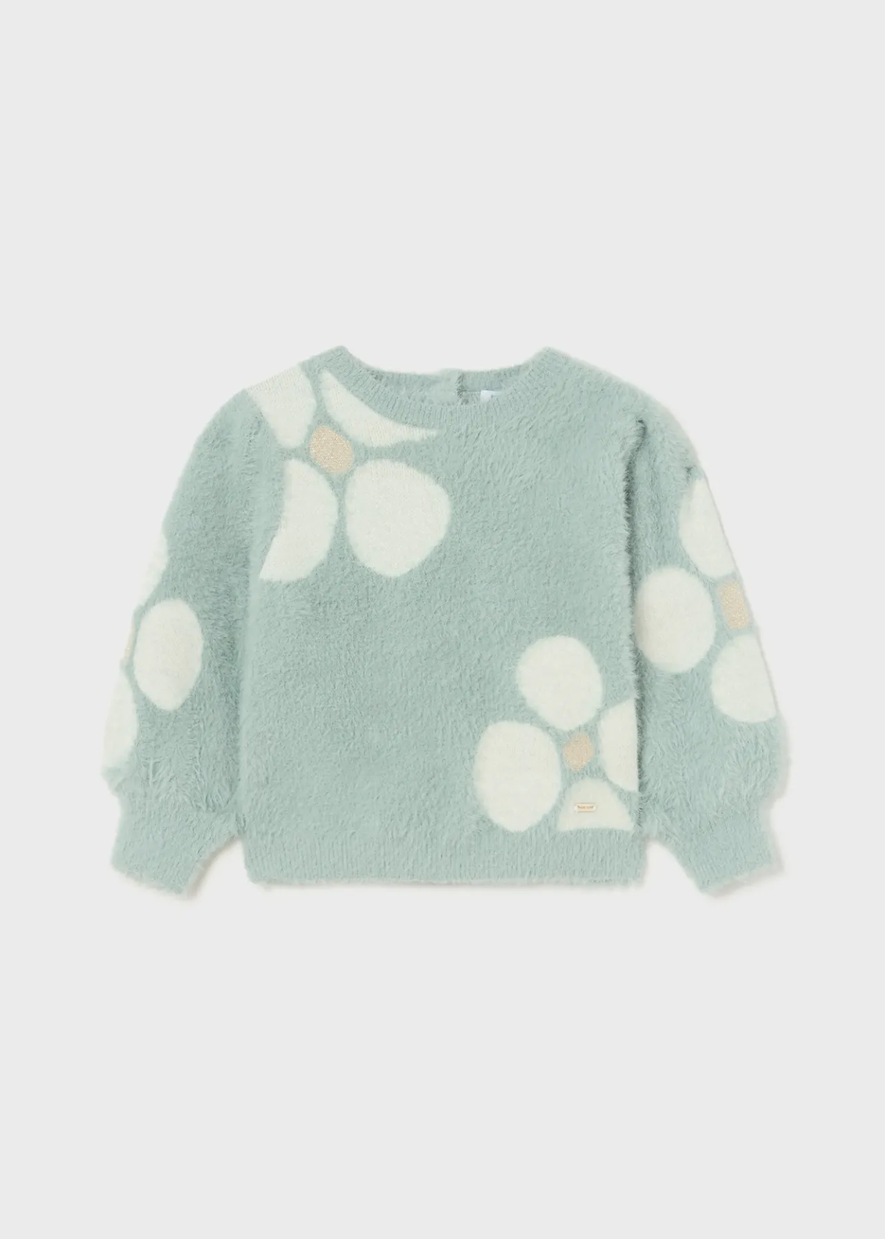 Mayoral Baby Flower Jacquard Sweater