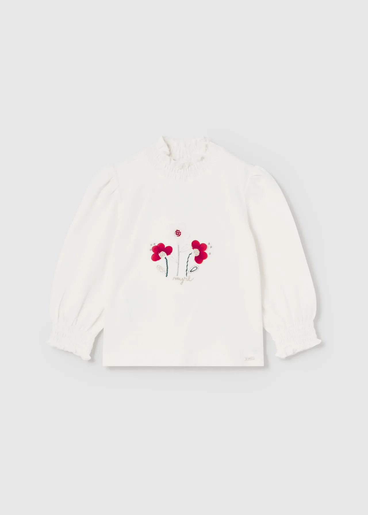 Mayoral Baby Flower Turtleneck