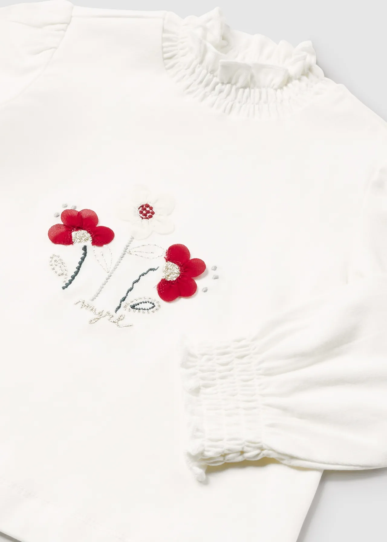 Mayoral Baby Flower Turtleneck