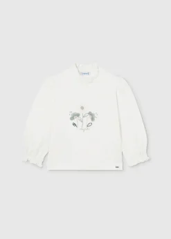 Mayoral Baby Flower Turtleneck