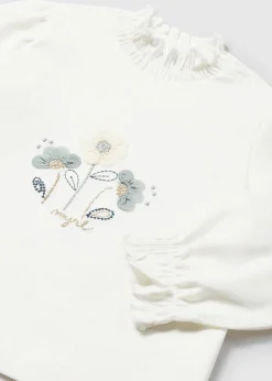 Mayoral Baby Flower Turtleneck