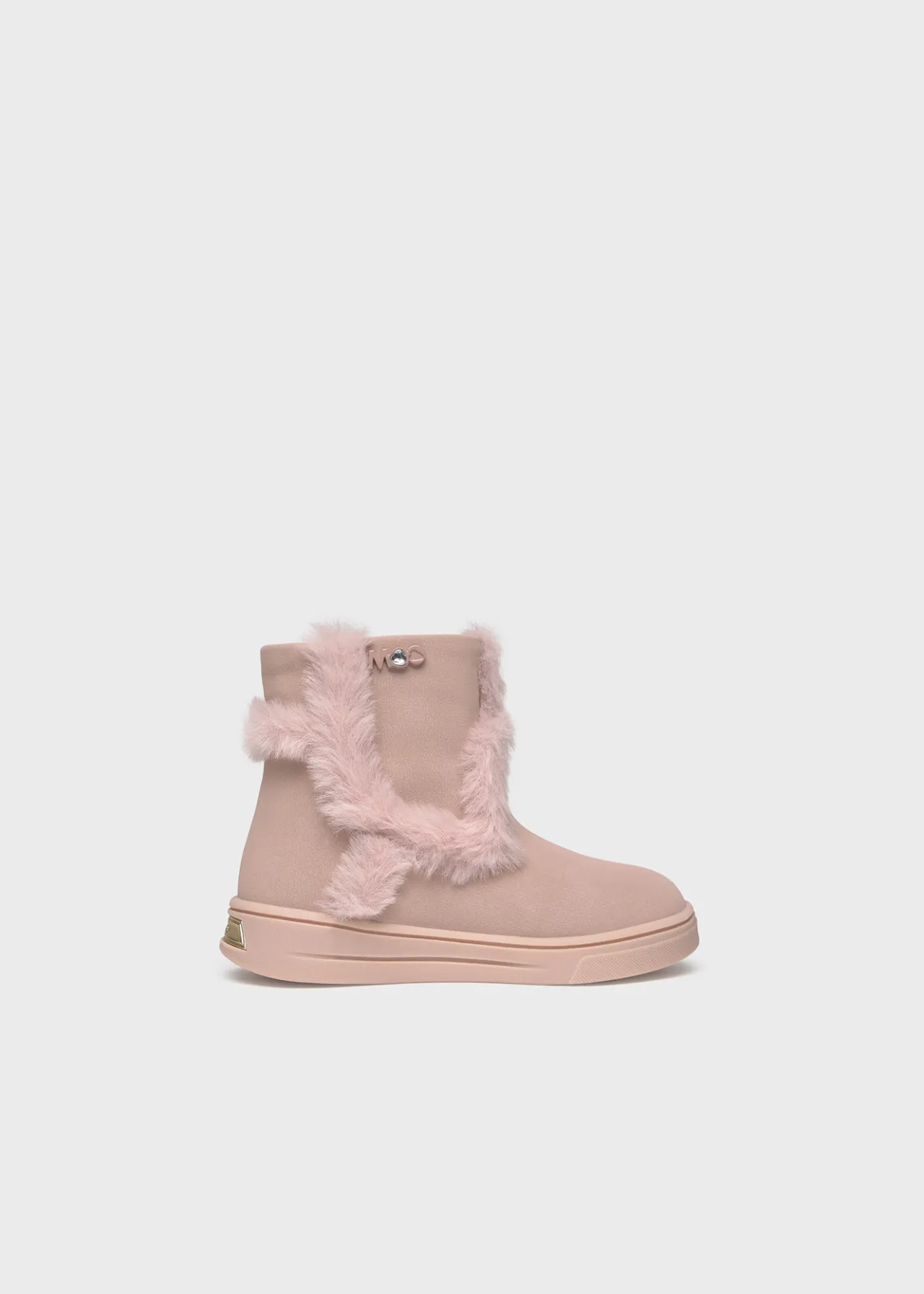 Mayoral Baby Fur Detail Ankle Boots