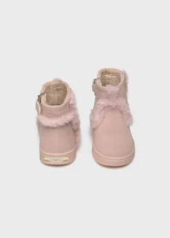 Mayoral Baby Fur Detail Ankle Boots