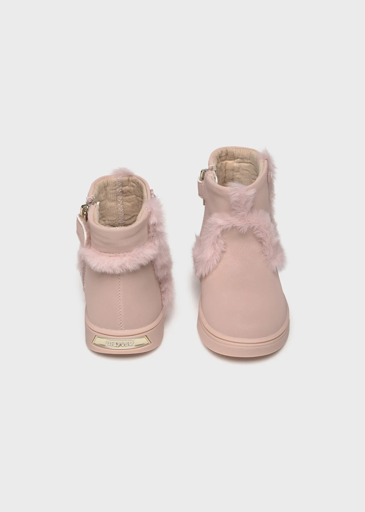 Mayoral Baby Fur Detail Ankle Boots
