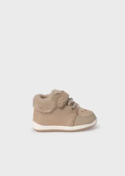 Mayoral Baby Fur Detail Bear Boots
