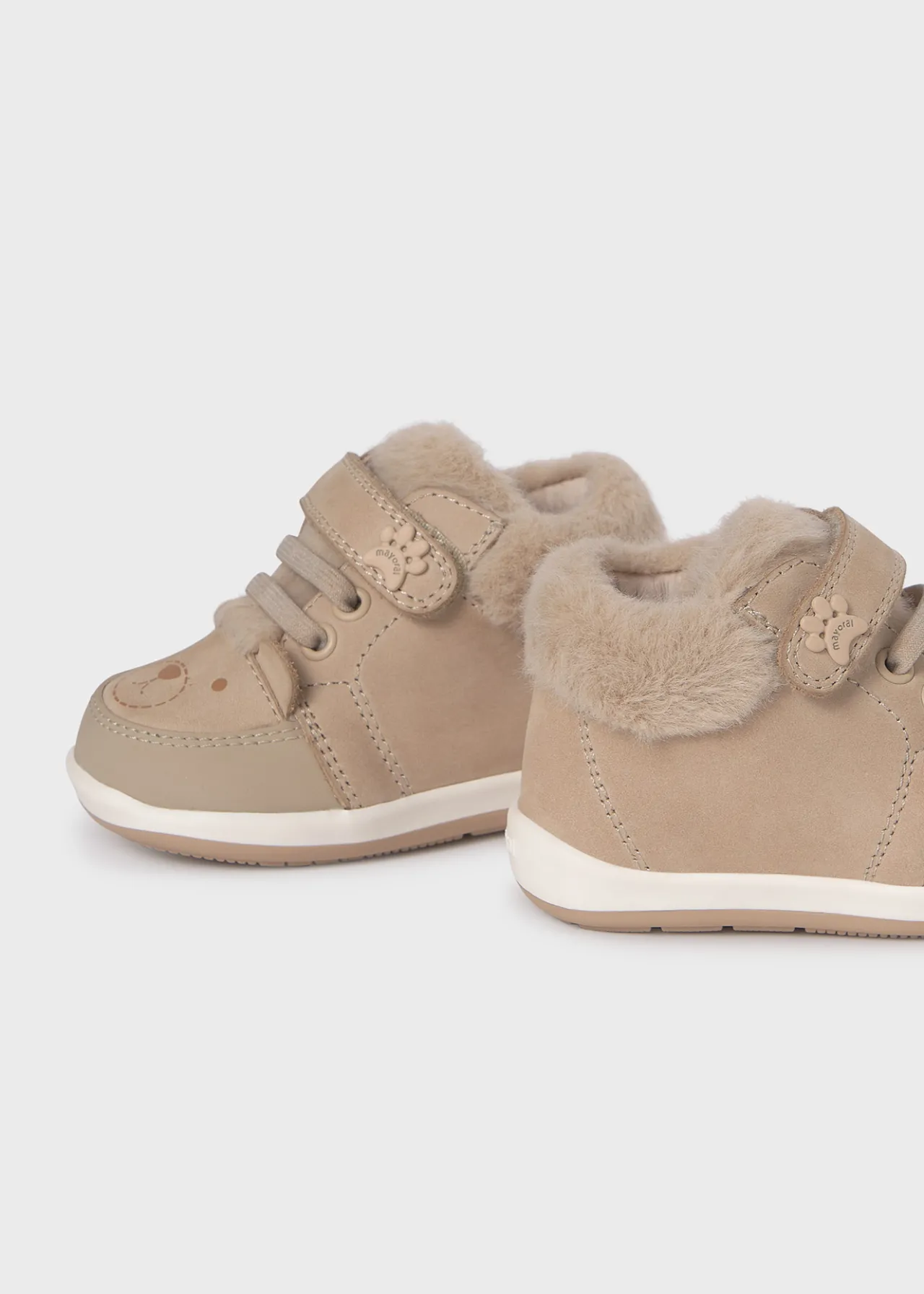 Mayoral Baby Fur Detail Bear Boots