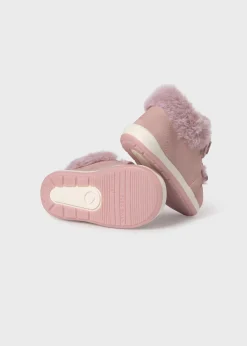 Mayoral Baby Fur Detail Bear Boots