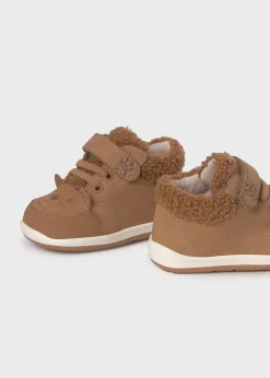 Mayoral Baby Fur Detail Bear Boots