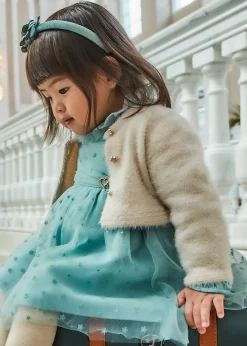 Mayoral Baby Fur Knit Cardigan