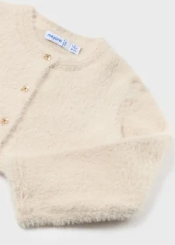 Mayoral Baby Fur Knit Cardigan