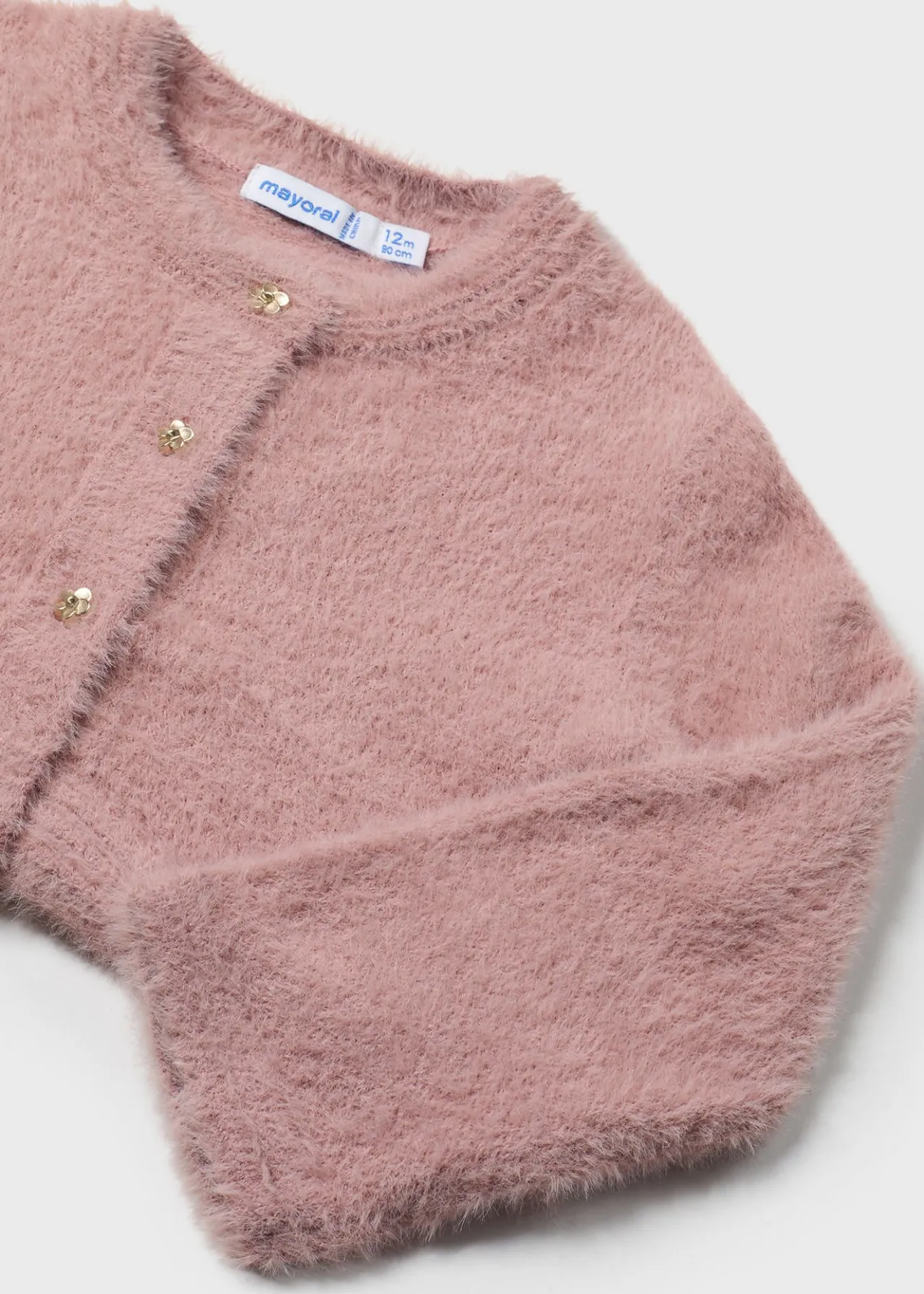 Mayoral Baby Fur Knit Cardigan