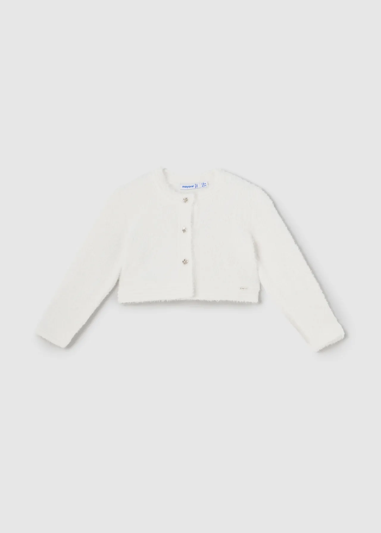 Mayoral Baby Fur Knit Cardigan