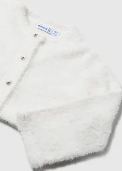 Mayoral Baby Fur Knit Cardigan