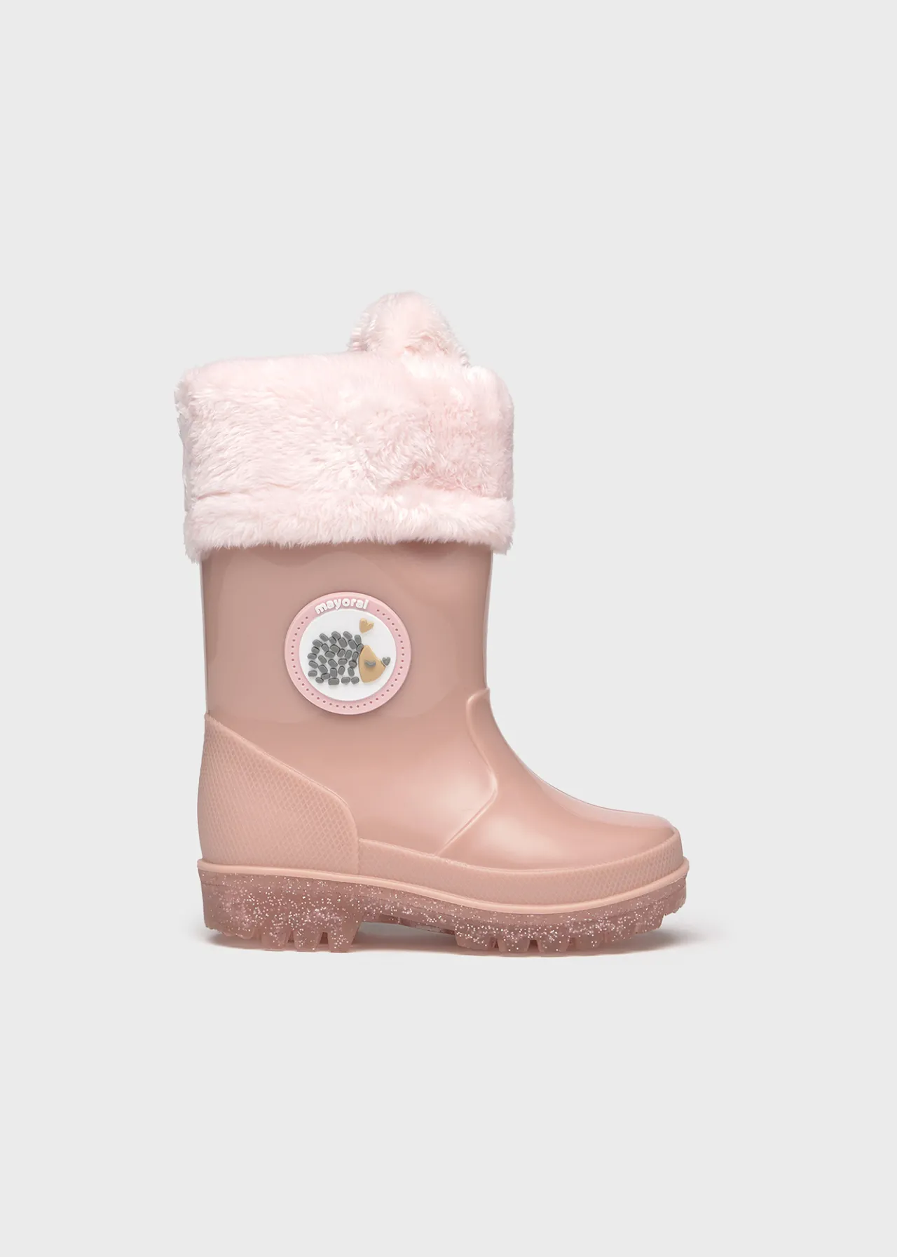 Mayoral Baby Fur Lined Rain Boots
