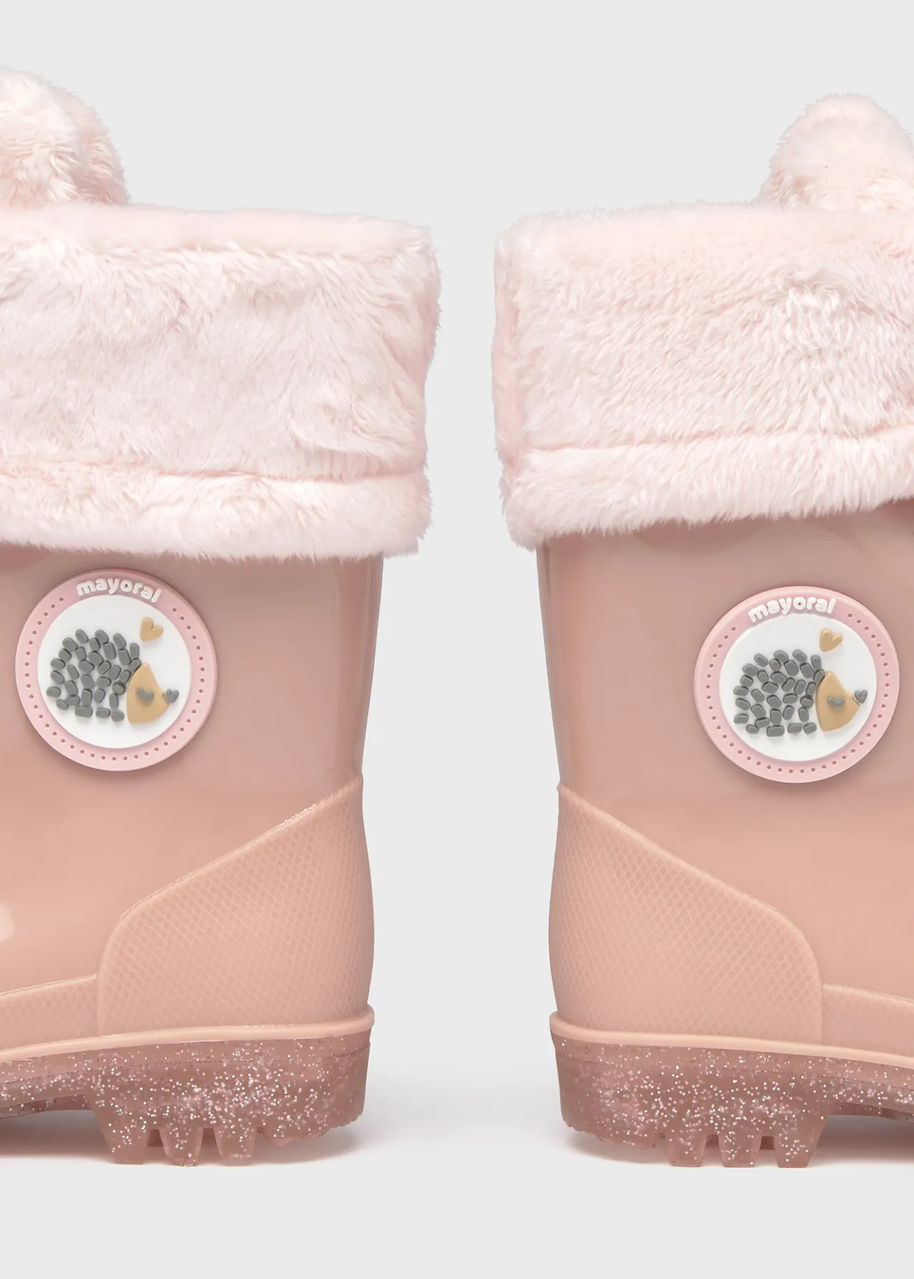 Mayoral Baby Fur Lined Rain Boots